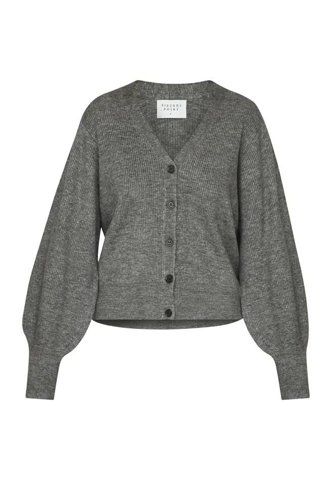 Women Sisters Point Knitwear HISEACA M Grey Mel
