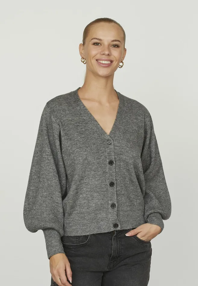 Women Sisters Point Knitwear HISEACA M Grey Mel