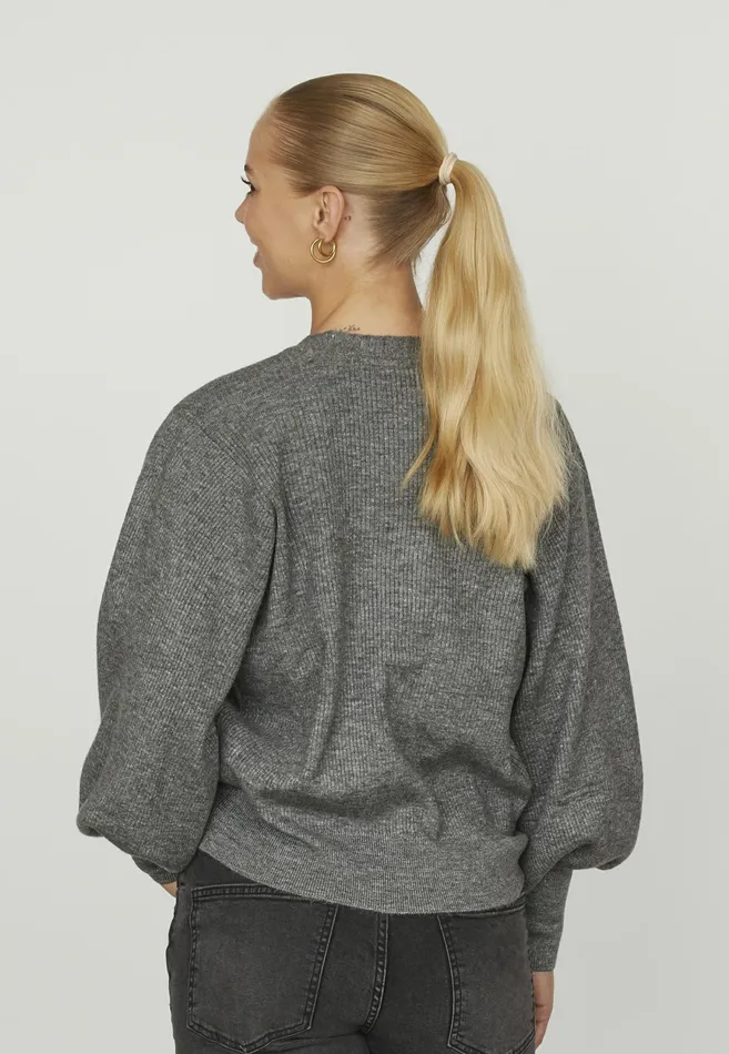 Women Sisters Point Knitwear HISEACA M Grey Mel