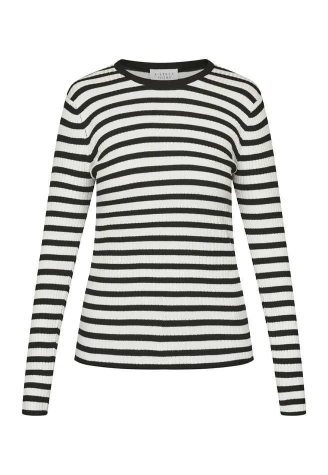 Women Sisters Point Knitwear HUGALS Creamblack