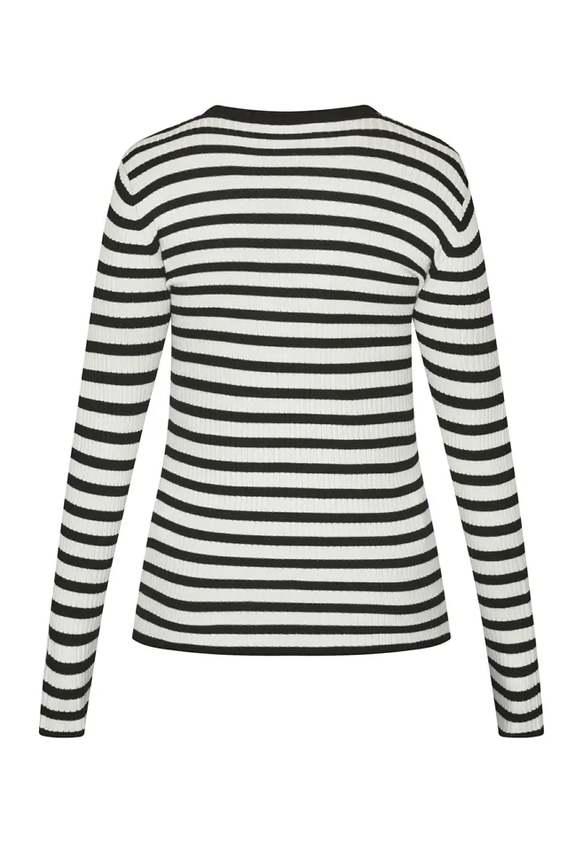 Women Sisters Point Knitwear HUGALS Creamblack