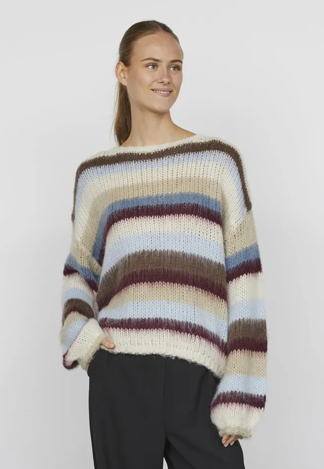Women Sisters Point Knitwear LIDARPU Blue Comb