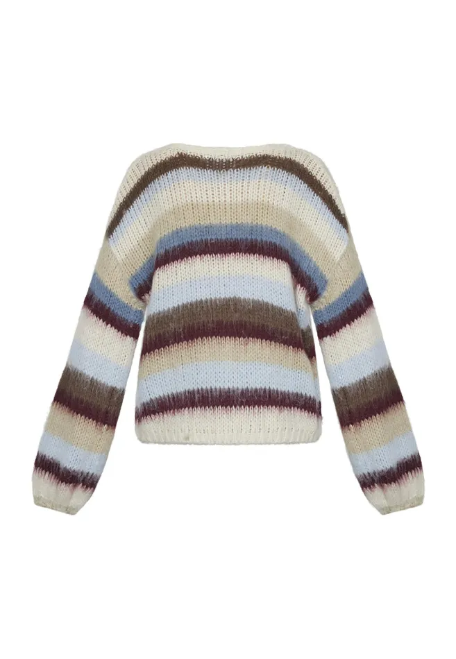 Women Sisters Point Knitwear LIDARPU Blue Comb