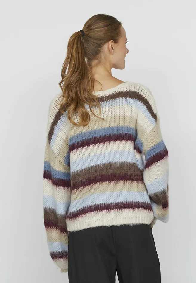 Women Sisters Point Knitwear LIDARPU Blue Comb