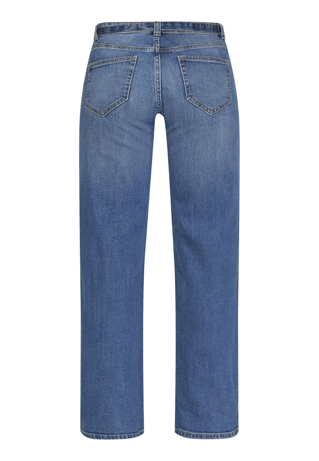 Women Sisters Point Pants and Jeans ONEABELTJE Mid Blue Wash