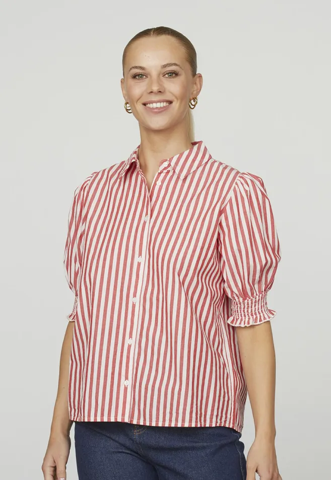 Women Sisters Point Shirts and Blouses ISOLASS1 Redwhite