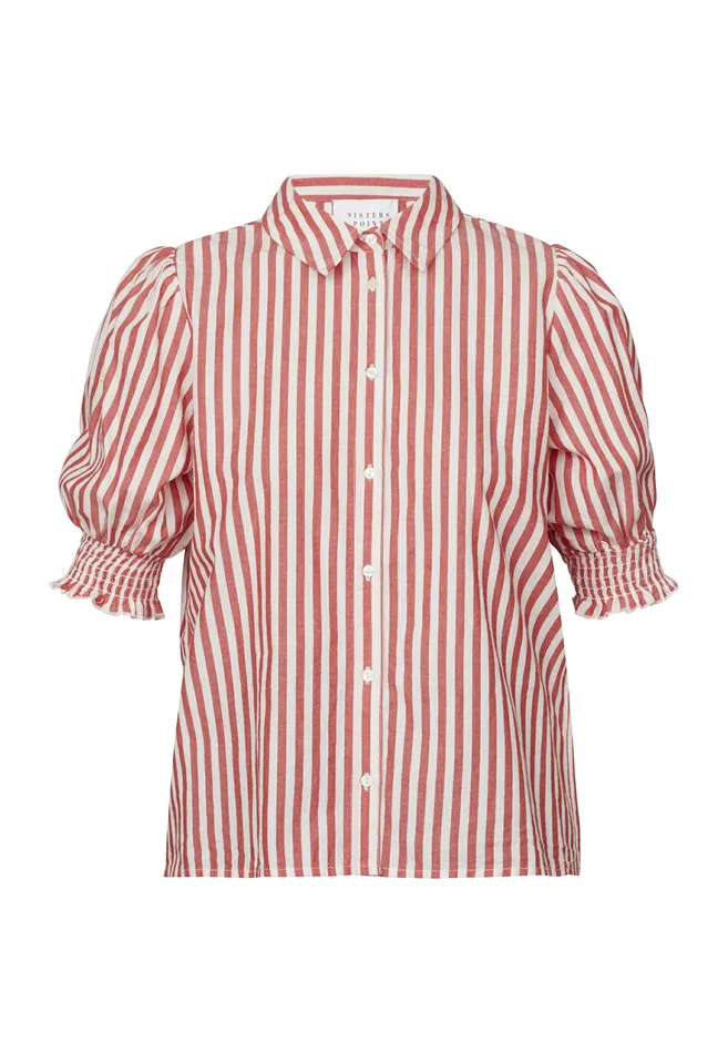 Women Sisters Point Shirts and Blouses ISOLASS1 Redwhite