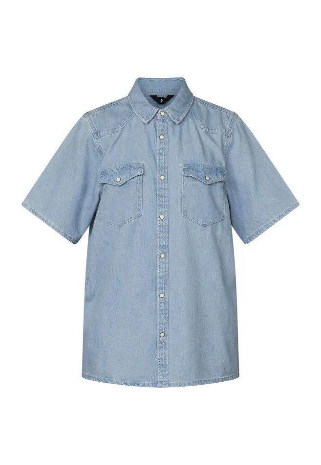 Women Sisters Point Shirts and Blouses OSASSSH L Blue Wash