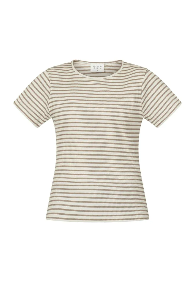 Women Sisters Point Tshirts EIKESSSTR Creamsand