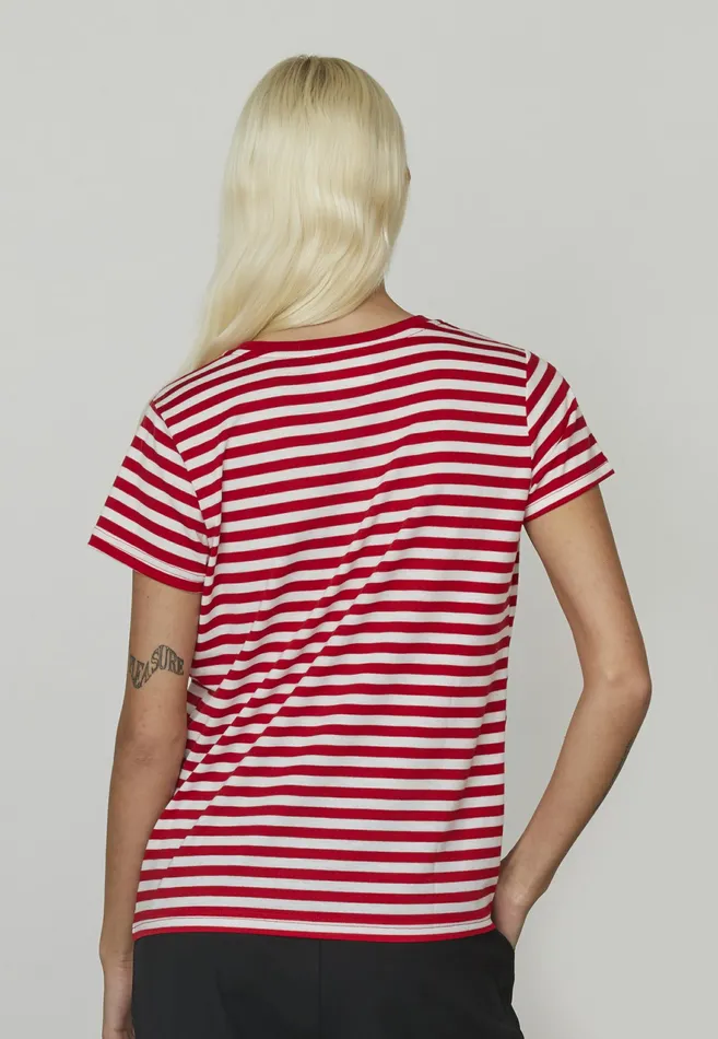 Women Sisters Point Tshirts HICOSS1 Creamruby