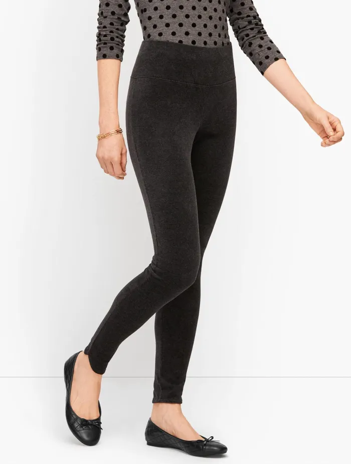 Women Skinny and Leggings Talbots Lightweight Velour Leggings