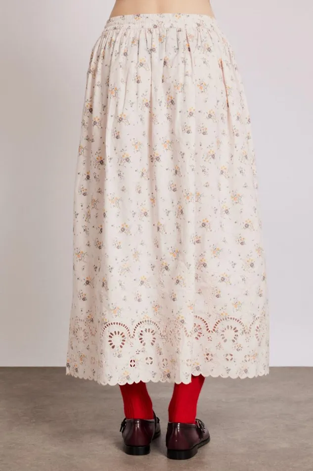 Women Skirts Damson Madder Gretchen Skirt 8211 Vintage Ditsy