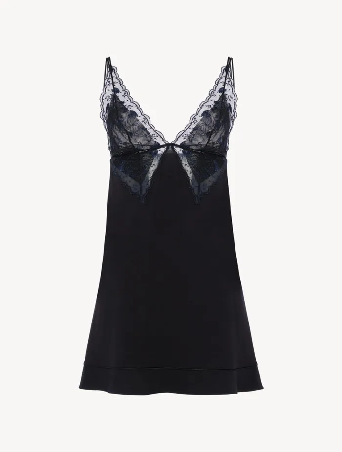 Women Slips and Dresses La Perla Babydoll In Onyx