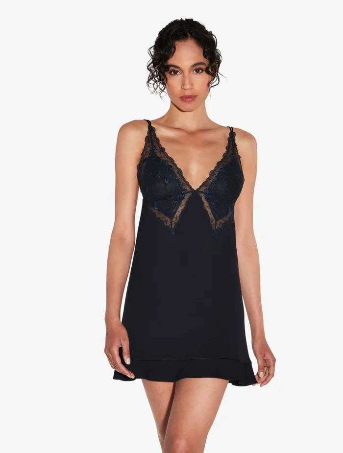 Women Slips and Dresses La Perla Babydoll In Onyx
