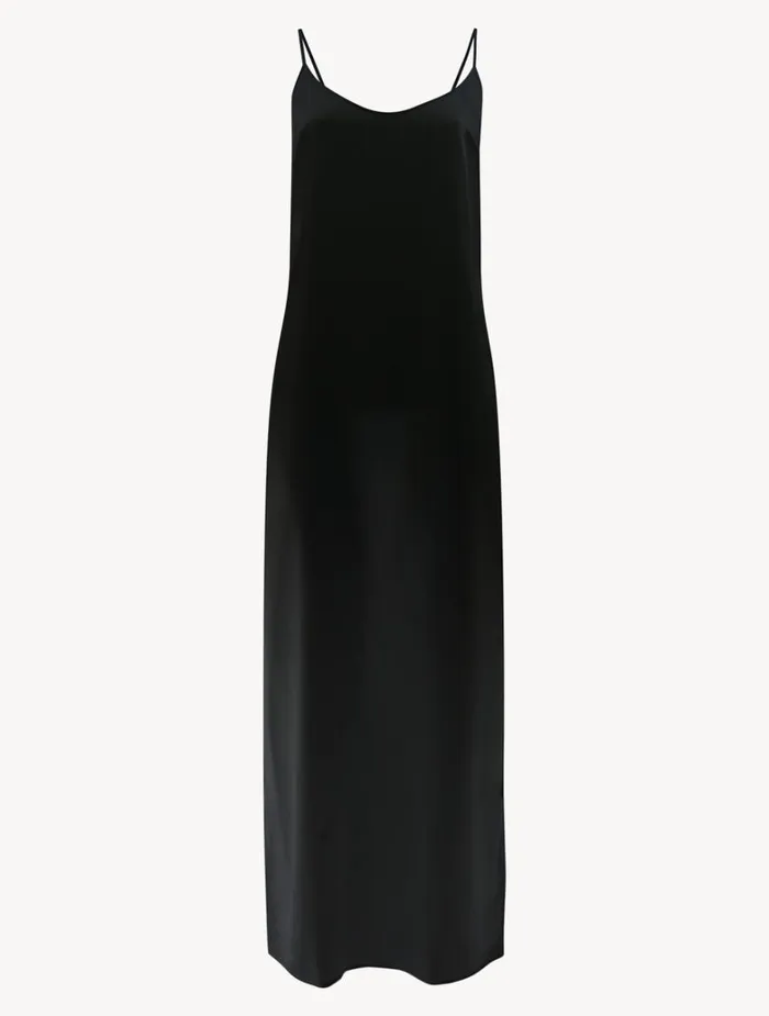Women Slips and Dresses La Perla Black Silk Long Slip