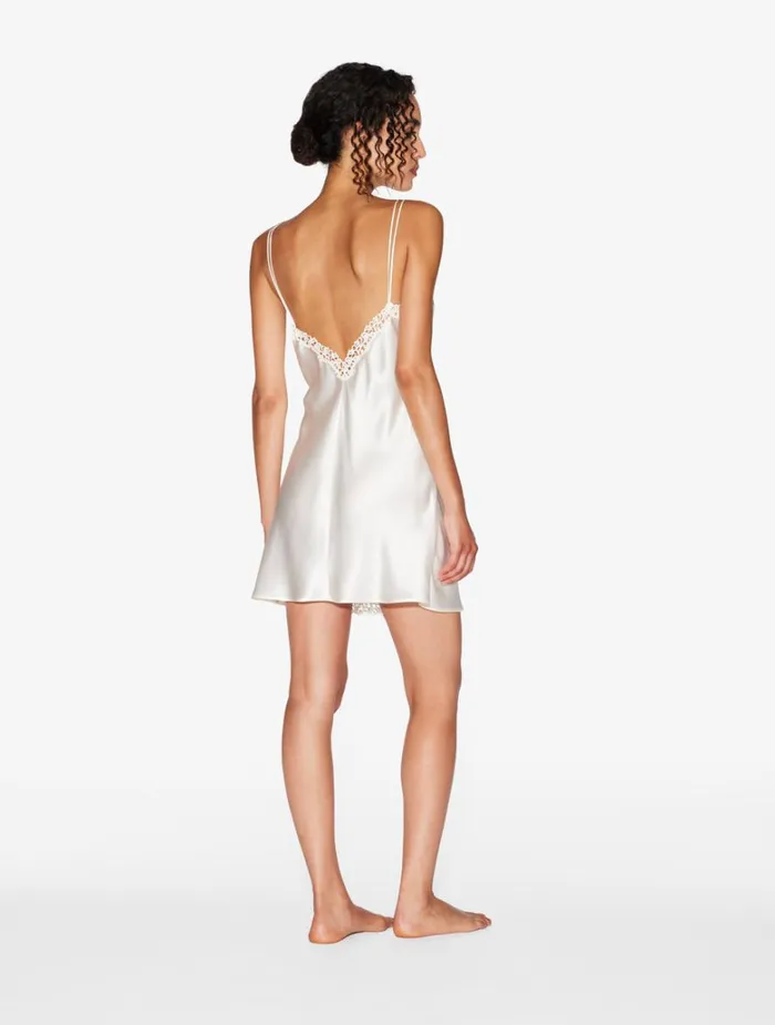 Women Slips and Dresses La Perla Offwhite Slip With Macram