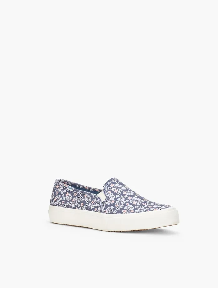 Women Sneakers Talbots Keds Double Decker SlipOn Sneakers Vintage Indigo