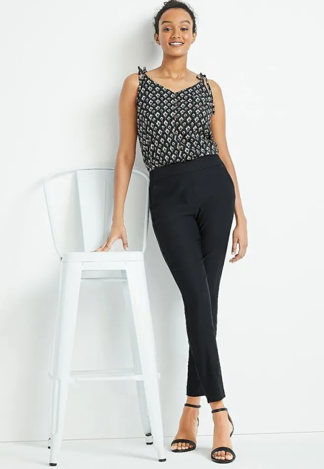 Women Soft Pull On Stretchy Bengaline Pant Maurices Bottoms