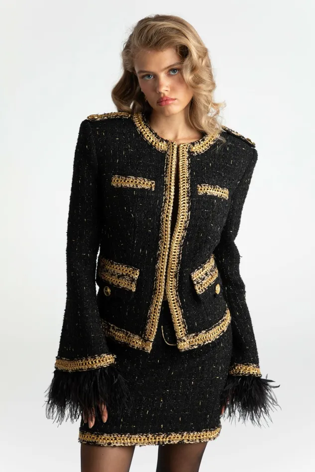 Women Sophia Tweed Jacket Nana Jacqueline Outerwear