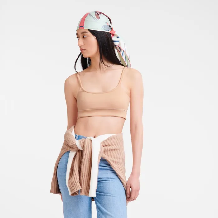 Women Sport Bra Nude Longchamp Tops and Blouses