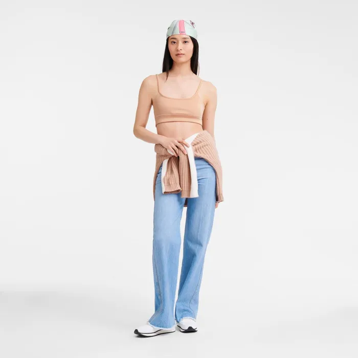Women Sport Bra Nude Longchamp Tops and Blouses