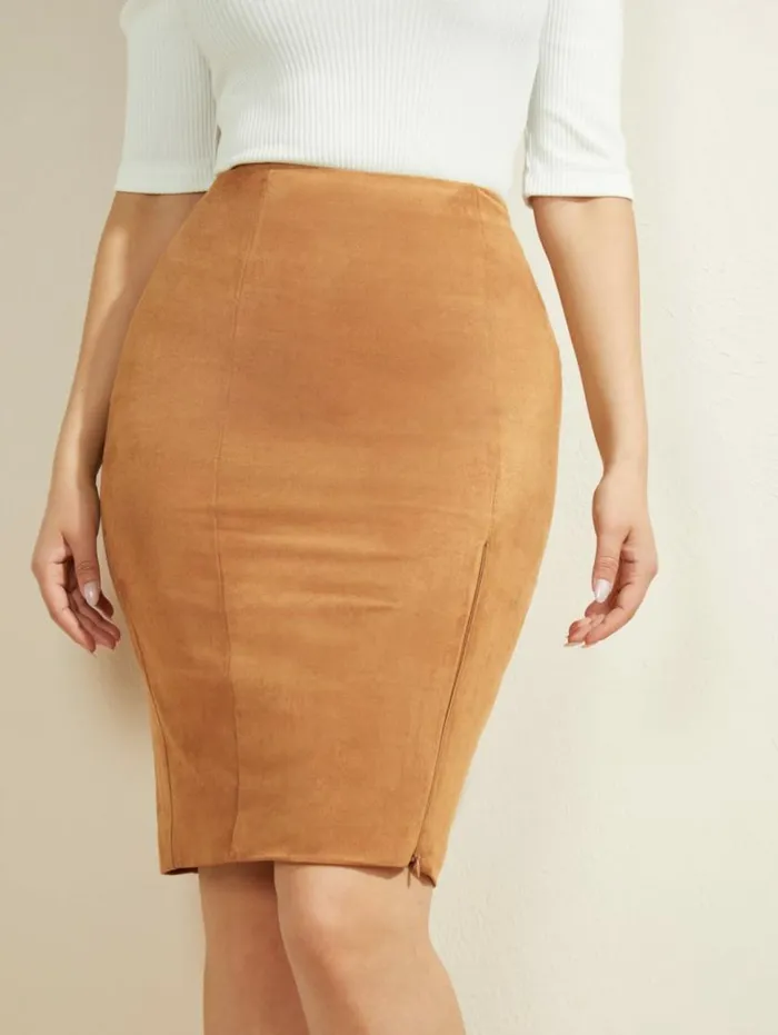Women Stealth FauxSuede Skirt Blonde Ambition Multi Marciano Bottoms