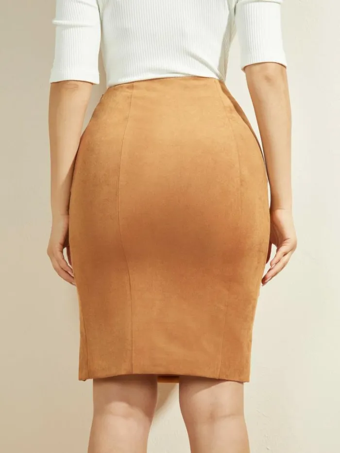 Women Stealth FauxSuede Skirt Blonde Ambition Multi Marciano Bottoms Women Stealth FauxSuede Skirt Blonde Ambition Multi Marciano Bottoms