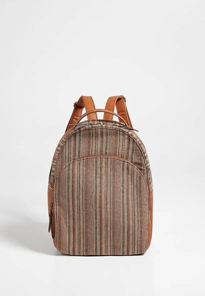 Women Stripe Backpack Maurices Bags