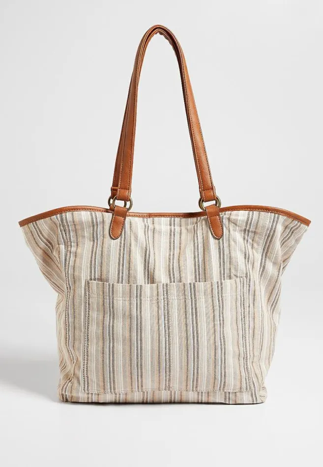 Women Stripe Tote Bag Maurices Bags