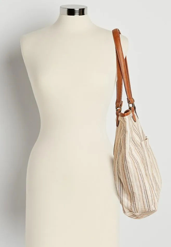 Women Stripe Tote Bag Maurices Bags