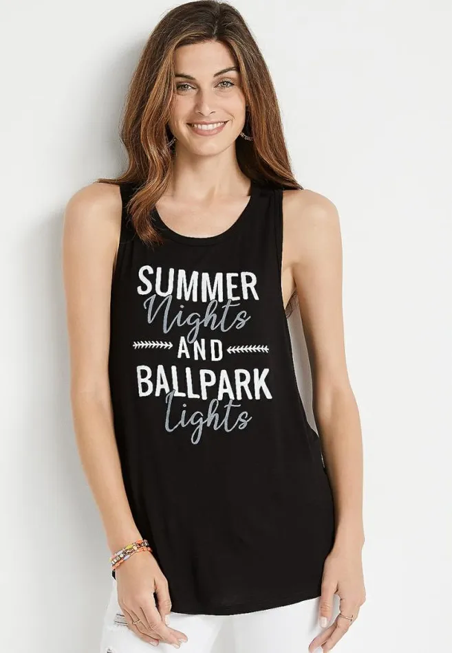 Women Summer Nights Graphic Tank Top Maurices Tops