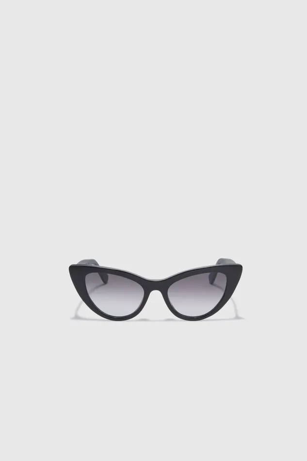 Women Sunglasses Ermanno Scervino Cateye Model LGR Sunglasses Black Ermanno Scervino Black Women Sunglasses Ermanno Scervino Cateye Model LGR Sunglasses Black Ermanno Scervino Black
