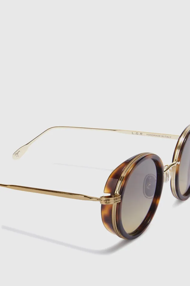 Women Sunglasses Ermanno Scervino Round Model LGR Sunglasses In Multcolor 8211 Ermanno Scervino Multicolor