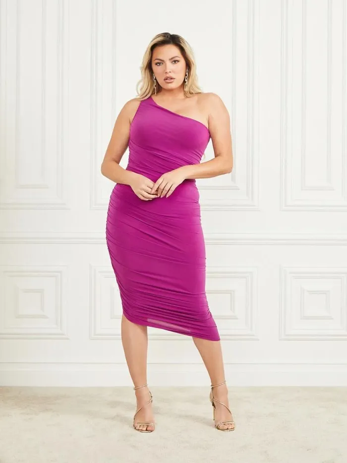 Women Sunset Dress Violet Flower Marciano Dresses