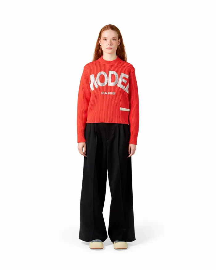 Women Sweater 8211 Coral Paris Philippe Model Paris Knitwear And Sweatshirts
