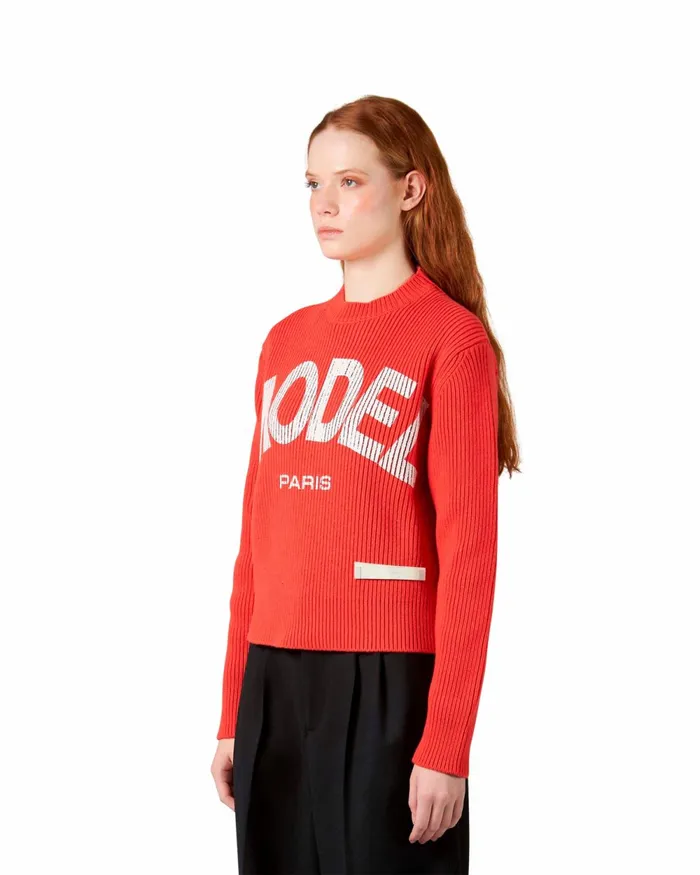 Women Sweater 8211 Coral Paris Philippe Model Paris Knitwear And Sweatshirts