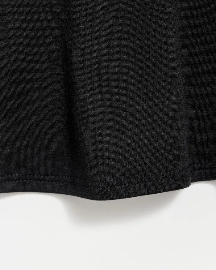 Women Sweaters and Knits Billy Reid Funnel Neck Knit Black