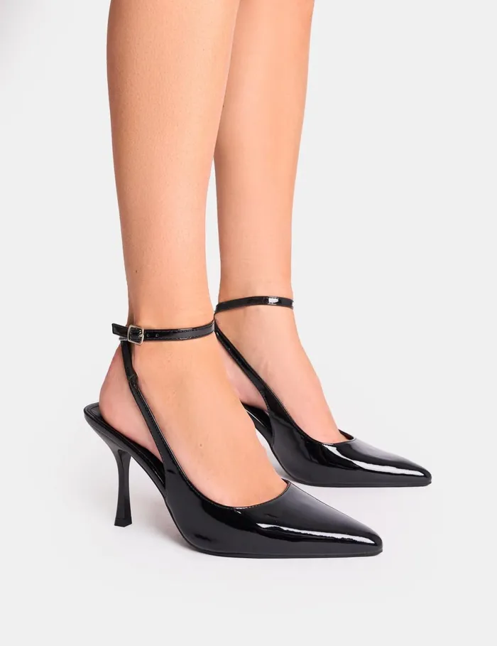 Women Sweet Talk Black Ankle Strap Court Heels Black Public Desire Court Heels Women Sweet Talk Black Ankle Strap Court Heels Black Public Desire Court Heels