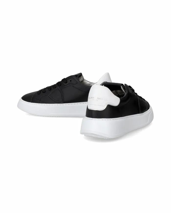 Women Temple Sneakers BlackWhite Shoes Paris Philippe Model Paris Casual