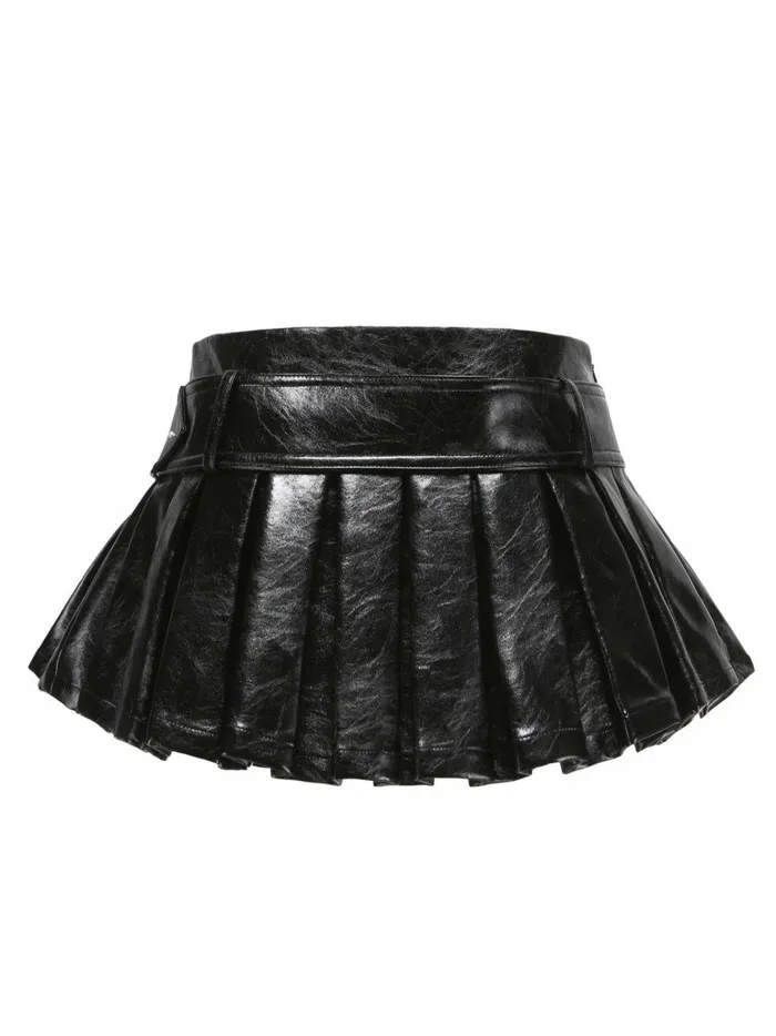 Women Teresa Leather Mini Skirt Nana Jacqueline Skirts