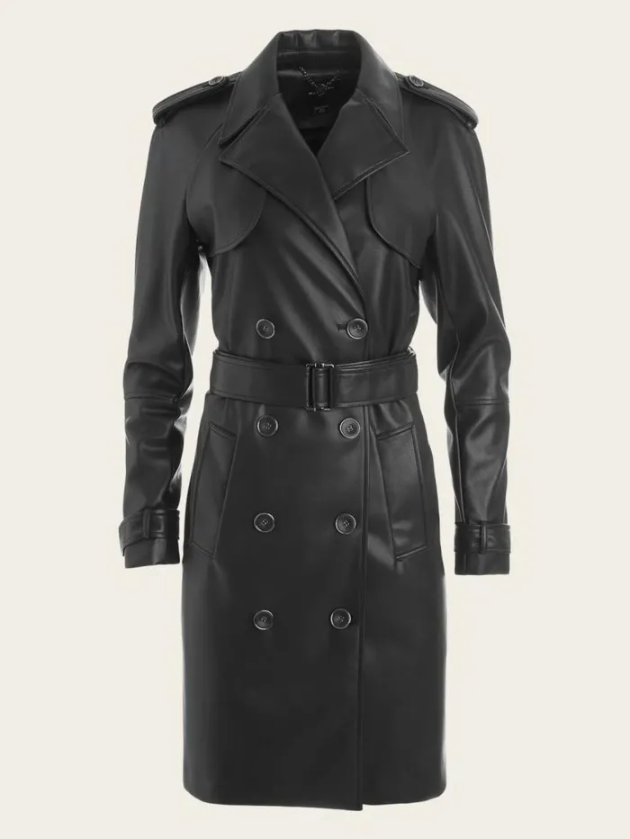 Women Thorne Trench Coat Black Marciano Jackets Women Thorne Trench Coat Black Marciano Jackets