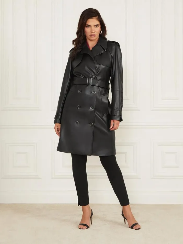 Women Thorne Trench Coat Black Marciano Jackets Women Thorne Trench Coat Black Marciano Jackets