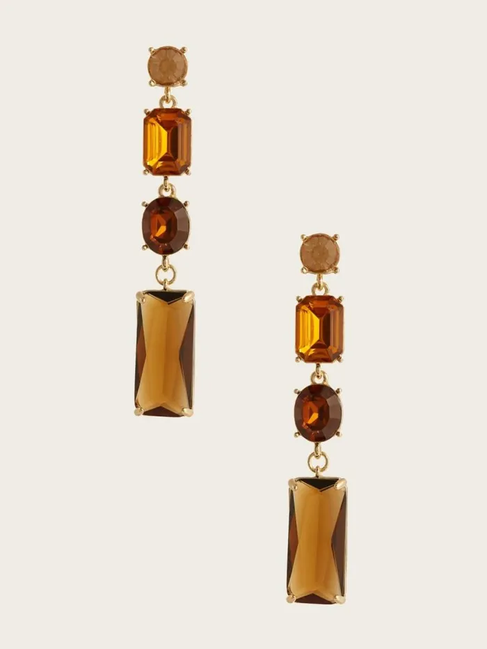 Women Topaz Drop Earring Topaz Marciano Accessories