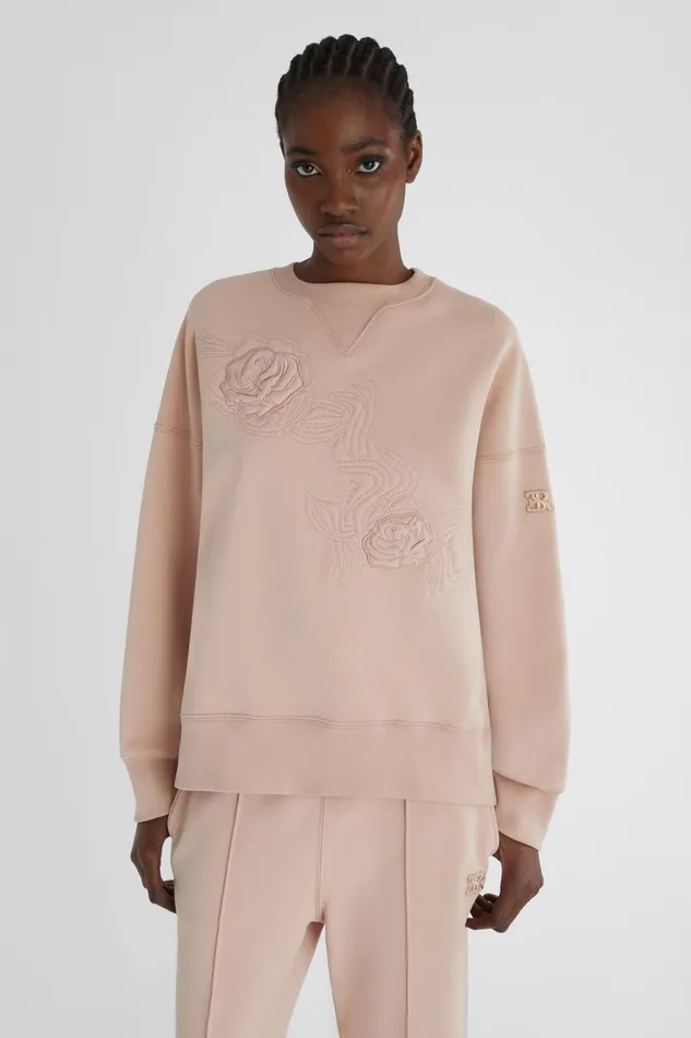 Women Tops and Shirts Ermanno Scervino Sweatshirt With Embroidery