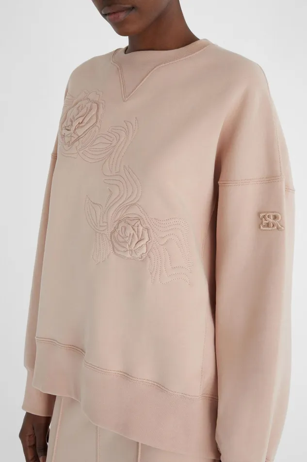 Women Tops and Shirts Ermanno Scervino Sweatshirt With Embroidery