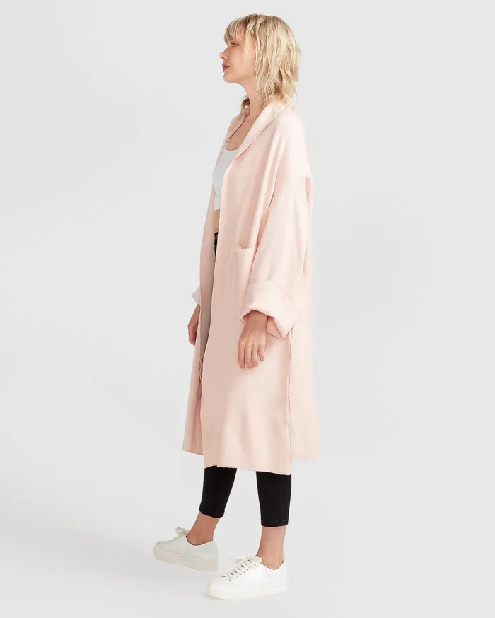 Women Tops Belle and Bloom Hold The Line Coatigan 8211 Pale Pink