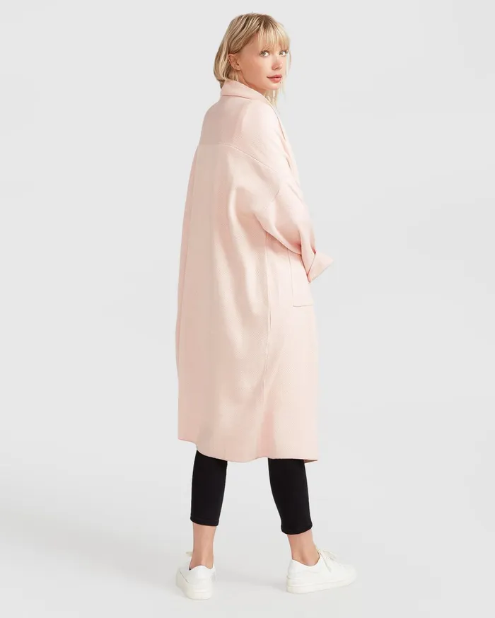 Women Tops Belle and Bloom Hold The Line Coatigan 8211 Pale Pink