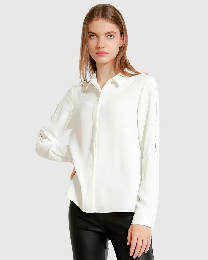 Women Tops Belle and Bloom Made With Love Shirt 8211 OffWhite