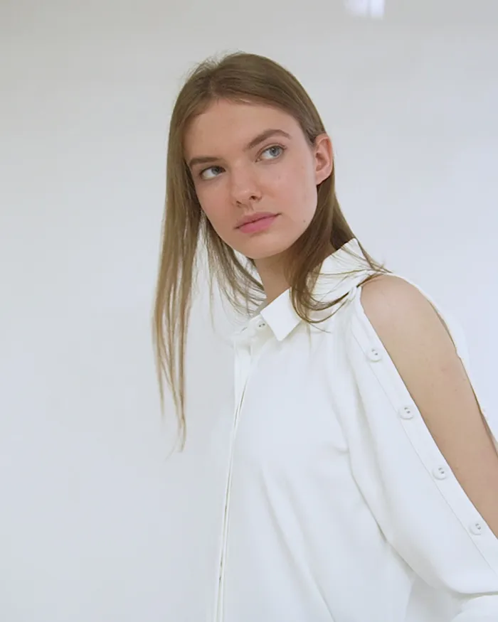 Women Tops Belle and Bloom Made With Love Shirt 8211 OffWhite