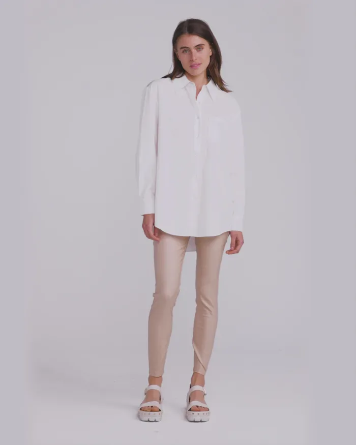 Women Tops Belle and Bloom My Girl Oversized Shirt 8211 White